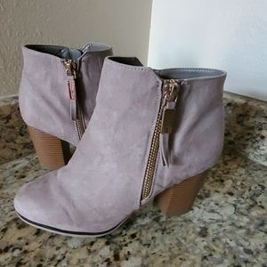 Apt. 9 Suade Tan Ankle Boots from Kohls
